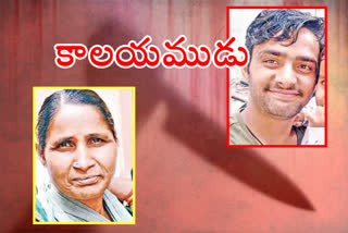 mother murdered in the hands of son at sr nagar area in hyderabad