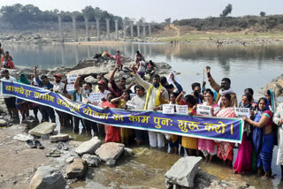 villagers organized water satyagraha movement in jamshedpur