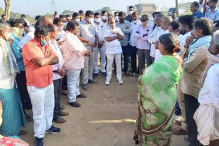 mla Challa Dharma reddy told that Construction of roads and sewers will be undertaken at a cost of Rs 4.42 crore