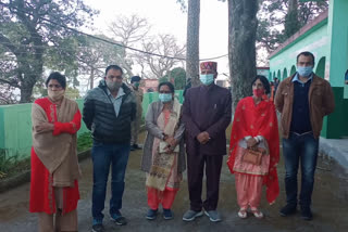 polling for urban body elections in himachal