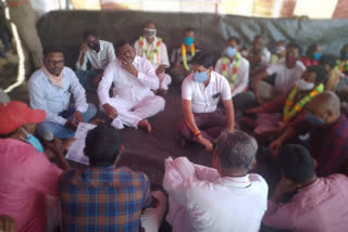 MLA Peedika Rajanna Dora visited the tribal initiation camp in Salur zone Vizianagaram district