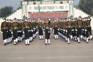 Kasam parade program organized at Punjab Regiment Center in ramgarh