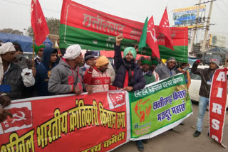 Chhattisgarh farmers on Singhu border