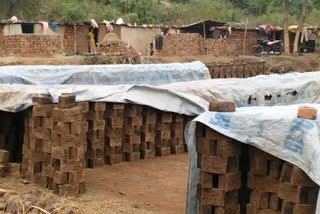 Damage to brick kilns due to untimely rains in North Pune district