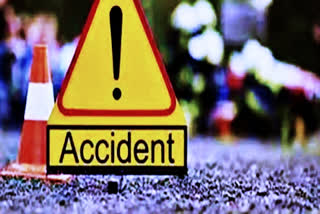 road accident midnight in Goshamahal a man died on the spot when Larry collided with a man crossing the road.