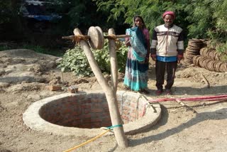 Husband dug 31 feet deep well for wife