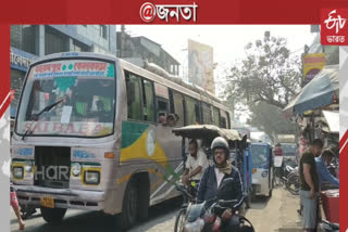 local people of barasat are in trouble due to lack of adequate bus stops