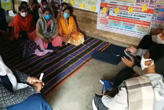 Director of Social Welfare Department reviewed Anganwadi center in deoghar