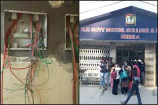 maintenance work start in girls dental college Shimla