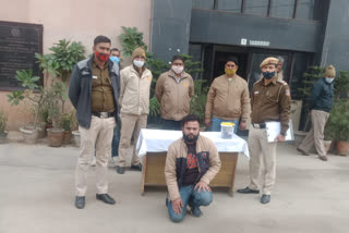 bindarpur police arrested member of guddu gang in delhi