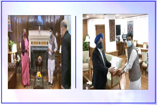 finance minister buggana rajendranath meets central ministers in delhi