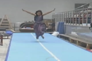 Haryana woman does gymnastics in saree, video goes viral