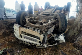 couple died in a road accident in kharkhoda