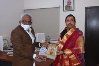 TTD Chairman Meet Union Minister Prahlad Joshi