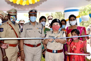 Opening of the 5th Battalion Administration Building at Warangal Urban District