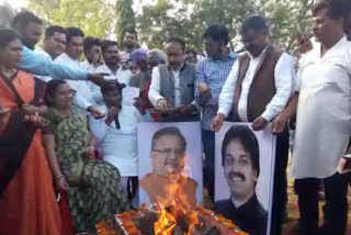 Congress performed the sacrificial fire for the BJP in koriya