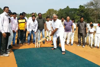 Cricket Tournament organized at Kagaznagar, Asifabad District