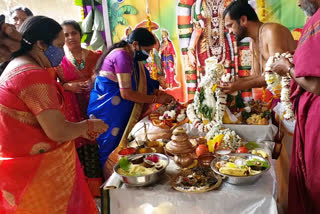 godha ranganatha swamy kalyanam at sri kodanda ramalayam in metlapally jagtial