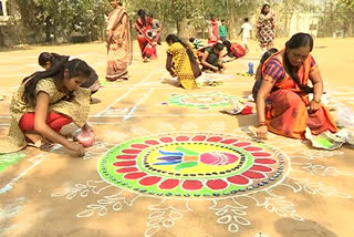 Under the auspices of Telangana Jagriti, triathlon competitions were organized in Adilabad district