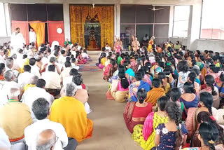 Krishna Nanda Swamy Worship at Madhavananda Ashram