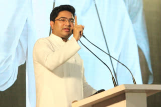 tmc's abhishek banerjee attack bjp from swamii's birthday rally