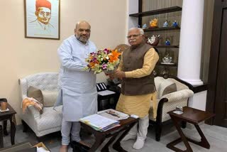 manohar lal meeting with amit shah