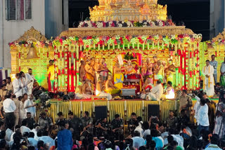 yadadri  lakshmi narasimha  Swami Brahmotsavam in baalaayam