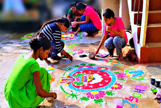 Sankranthi celebrations are started in warangal urban district