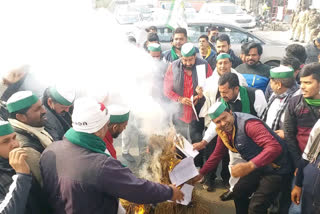 Protest of Indian Farmers Union Tikait