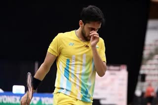 indian shuttler kashyap went from the middle of the first round of thailand open