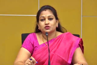 tdp anitha fire on mla roja