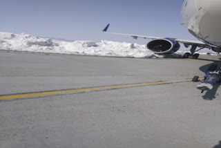 Indigo aircraft survives snow crash at Srinagar Airport