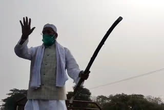 siddiqullah chowdhari shown agitation in east bardhaman