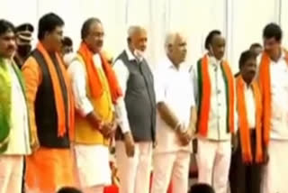 Karnataka Cabinet expansion: seven new ministers took Oath in Rajabhavan