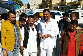 Jaisalmer sarpanches protest PD account