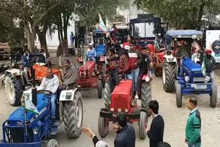 yamunanagar farmers tractor rally