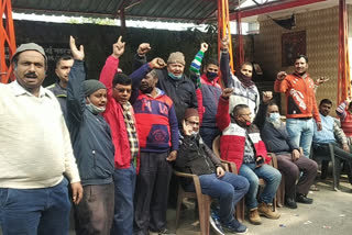 Boycott of Uttaranchal Roadways Employees Union regarding 7-point demands