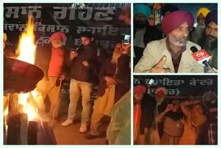 farmers celebrated lohri at tikri border