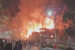 massive fire at baghbazar slum