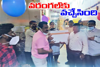 covid vaccine reached Warangal