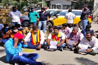 ambulance drivers Protest