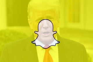 Snapchat permanently bans Trump  Trump's Snapchat permanently banned  Donald Trump Snapchat account banned  Donald Trump's Snapchat account  Snapchat bans Trump's account  ಟ್ರಂಪ್​ ಖಾತೆಯನ್ನು ಶಾಶ್ವತವಾಗಿ ಬ್ಯಾನ್​ ಮಾಡಲು ಸ್ನ್ಯಾಪ್​ಚಾಟ್ ನಿರ್ಧಾರ  ಟ್ರಂಪ್​ ಖಾತೆಯನ್ನು ಶಾಶ್ವತವಾಗಿ ಬ್ಯಾನ್​ ಮಾಡಲು ಸ್ನ್ಯಾಪ್​ಚಾಟ್ ನಿರ್ಧಾರ ಸುದ್ದಿ  ಟ್ರಂಪ್​ ಸ್ನ್ಯಾಪ್​ಚಾಟ್​ ಖಾತೆ ನಿಷೇಧ