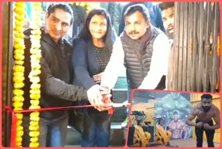 Councilor Manoj Mahalawat inaugurates gym at Katwaria Sarai,Delhi
