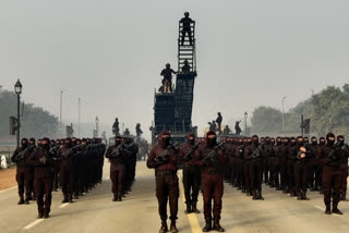 No shoulder to shoulder march-past by NSG commandos