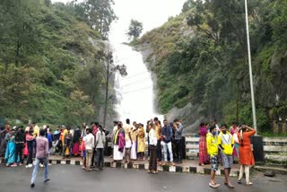 வெள்ளி நீர்வீழ்ச்சியில் வெள்ள‌ப்பெருக்கு