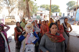 Women standing outside the hospital