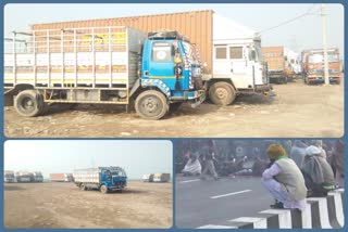 truck drivers facing difficulties due to the farmers movement