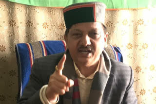 MLA Rajender Rana targeting Himachal government