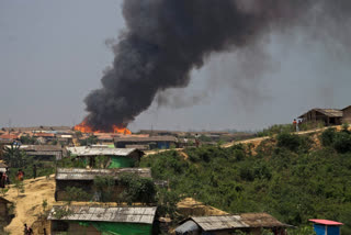 Fire at Bangladesh's Rohingya camp leaves hundreds of refugees homeless