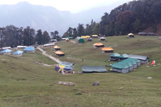 Removal of encroachment in Mini Switzerland Chopta